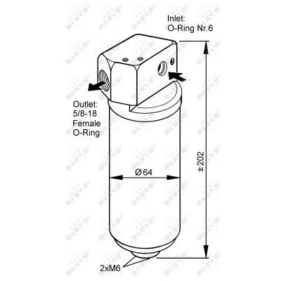 Billede af NRF 33087 Tørrer Aluminium