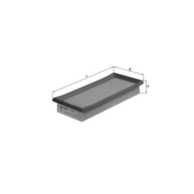 Billede af MAHLE ORIGINAL LX 689 Luftfilter 47,3 134 288,0 Filterindsats FIAT: Punto I Hatchback