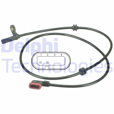 Billede af DELPHI SS20498 ABS sensor aktiv 1040 MERCEDES BENZ: C klasse T modell, Sedan