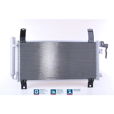 Billede af NISSENS 94792 Kondensator med tørrer Aluminium 648 R 134a MAZDA: 6 Hatchback, Sedan