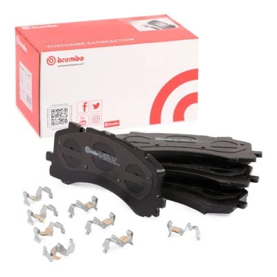 Billede af BREMBO P 85 170 Bremseklodser Forberedt til slidindikator med tilbehør AUDI: Q7, A6 C8 Avant, A8, VOLKSWAGEN: Touareg III