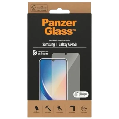 Billede af Panzerglass Hærdet Glas Edge To Skærmbeskytter Samsung Galaxy A34 5G