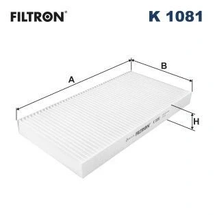 Billede af FILTRON K 1081 Kabinefilter Partikelfilter 329 164 30 OPEL: Vectra C Caravan, CC, Corsa Hatchback, SAAB: 9 3 Sedan, Stationcar
