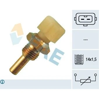Billede af EPS 1.830.126 Kølevæsketemperatur Sensor Made in Italy OE Equivalent sort VOLKSWAGEN: GOLF 3, 2, Jetta BMW: 3 Sedan, 7, VOLVO: V70 2