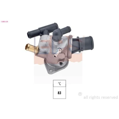 Billede af EPS 1.880.120 Termostat 83 Made in Italy OE Equivalent med pakning, gevindtilslutning for temperaturføleren ALFA ROMEO: Spider, GTV, FIAT: Coupe