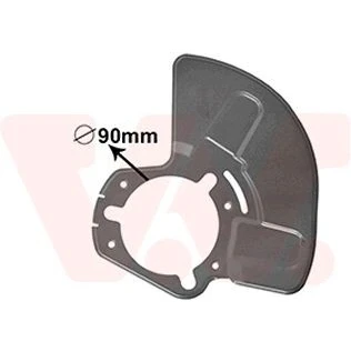 Billede af VAN WEZEL 3745373 Ankerplade venstre foraksel OPEL: Zafira B, Astra H Caravan, Hatchback