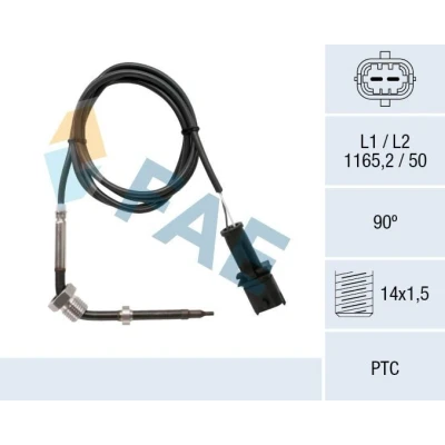 Billede af FAE 68044 Sensoren efter partikelfilter FIAT: Multipla