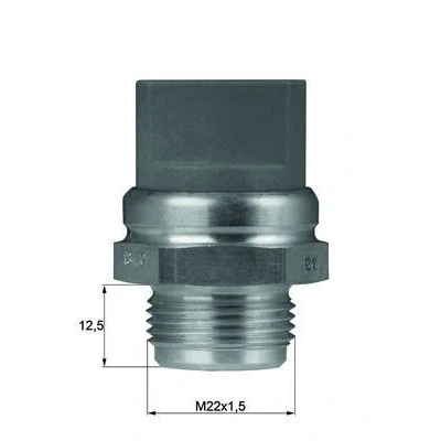 Billede af MAHLE ORIGINAL TSW 9D Temperaturkontakt, kølerventilator M22x1.5 med pakning AUDI: 100 C4 Sedan, Coupe B2, FORD: Sierra Mk2 Sedan