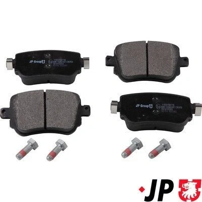 Billede af JP GROUP 1163708710 Bremseklodser bagaksel Ikke forberedt til slidindikator SKODA: Octavia 3 Combi, Schrägheck, IV Combi