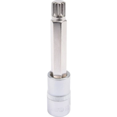 Billede af YATO YT 04354 Skraldenøgleindsats (Hexagon) 1/2 3120 M12 Krom vanadium stål Spline