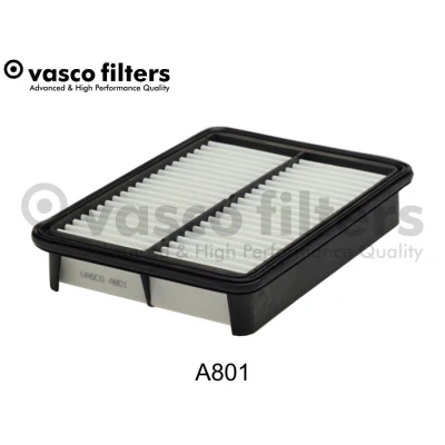 Billede af DAVID VASCO A801 Luftfilter 43 168 227 rektangulær Filterindsats TOYOTA: Corolla VIII Compact, VII Sedan