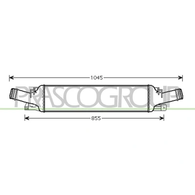 Billede af PRASCO AD024N002 Intercooler AUDI: A4 B8 Avant, Sedan