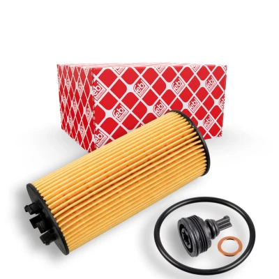 Billede af FEBI BILSTEIN 170546 Oliefilter med pakning, add on materiale Filterindsats BMW: 2 Gran Tourer, X1, Active MINI: Hatchback, Clubman