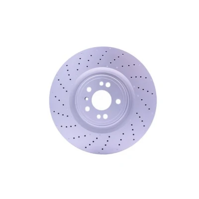 Billede af HELLA PRO High Carbon 8DD 355 125 041 Bremseskiver 375 36 05/08 112 indvendigt ventileret, hullet coatet højkarboniseret uden hjulbolte, hjulnav