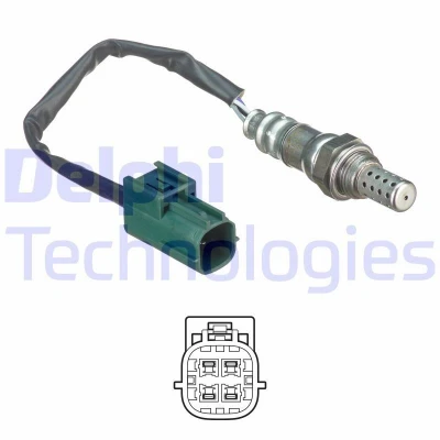 Billede af DELPHI ES20643 12B1 Lambdasonde pladesonde, opvarmet NISSAN: MICRA 3