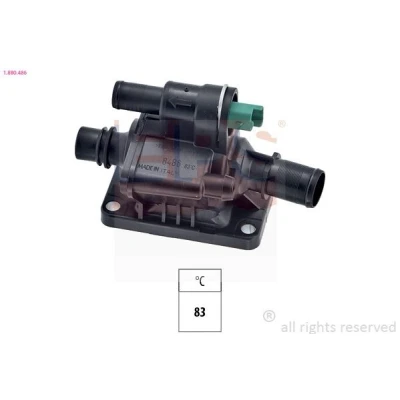Billede af FACET 7.8486 Termostat 83 Made in Italy OE Equivalent med pakning PEUGEOT: 206 Hatchback, 207 SW, FORD: FIESTA 6, 5