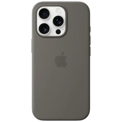 Billede af Apple Silikone Back Cover Grå MagSafe iPhone 16 Pro Max