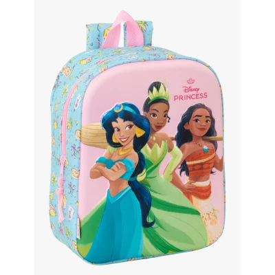 Billede af Frozen Skoletaske Pink Himmelblå 22 x 27 10 cm