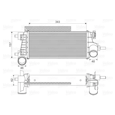 Billede af VALEO 818667 Intercooler uden EGR ventil