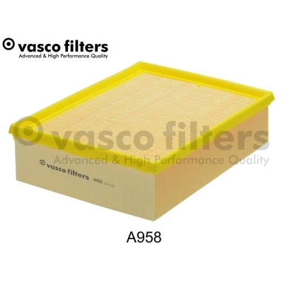 Billede af DAVID VASCO A958 Luftfilter 70 213 268 rektangulær Filterindsats AUDI: A4 B7 Avant, B6 Sedan