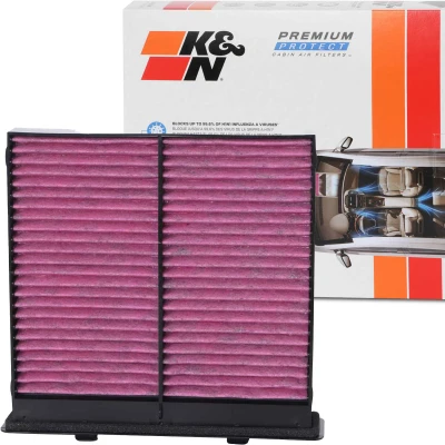 Billede af K&amp;N Filters DVF5058 Kabinefilter Aktivkulfilter 235mm 57mm kvadratisk SUBARU: Impreza III Hatchback, Forester IV,