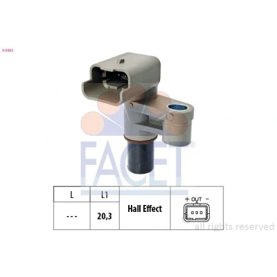 Billede af FACET 9.0462 Sensoren Made in Italy OE Equivalent PEUGEOT: 307 Stationcar, 406 407 SW, CITROËN: C4 Picasso 1, C5 II Hatchback, Coupe