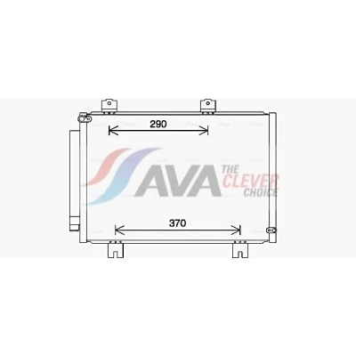 Billede af KOYORAD CD080835 Kondensator med tørrer 15mm 10mm Aluminium 585mm R134a