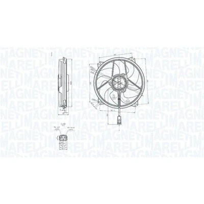 Billede af MAGNETI MARELLI 069422839010 Køleventilator 385 12 246