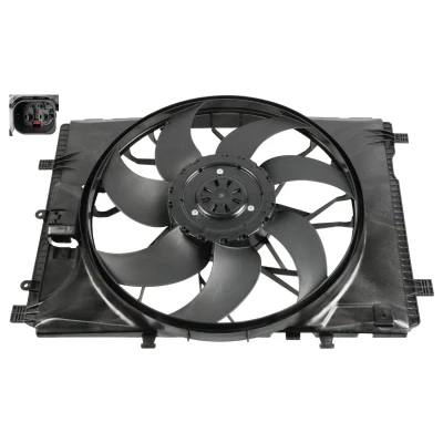 Billede af FEBI BILSTEIN 107458 Køleventilator 600 Kulløs motor, med kølerventilatorramme (karm) MERCEDES BENZ: E klasse Sedan