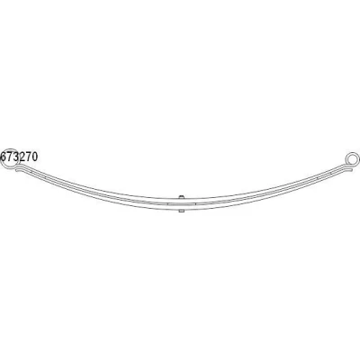 Billede af CS Germany 10.673.270.00 Bladfjeder bagaksel PEUGEOT: Boxer Bus, Ladvogn/Chassis, FIAT: Ducato III Van, Ladvogn / Chassis