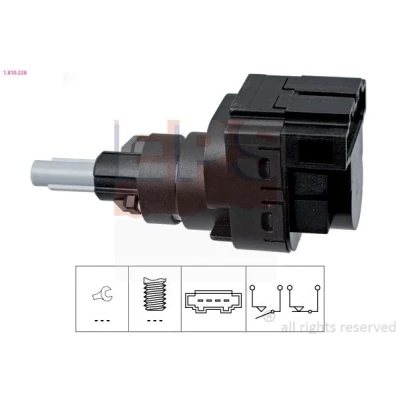 Billede af EPS 1.810.228 Bremselyskontakt mekanisk Made in Italy OE Equivalent SKODA: Fabia 1 Combi, Octavia 2