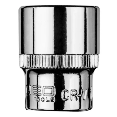 Billede af NEO TOOLS 08 177 Skraldenøgleindsats (Hexagon) 3/8 17 mm Krom vanadium stål Sekskant