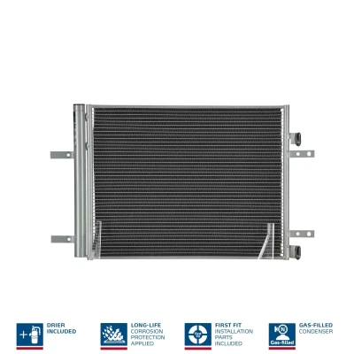 Billede af NISSENS 941091 Kondensator med tørrer Aluminium 563 R 134a PEUGEOT: 3008 II SUV