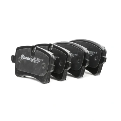 Billede af BREMBO P 85 119 Bremseklodser Inkl. slidadvarselskontakt med bremsecaliperskruer tilbehør AUDI: A6 C7 Allroad, Avant, A7 Sportback
