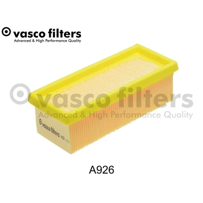 Billede af DAVID VASCO A926 Luftfilter 58 78 187 rektangulær Filterindsats RENAULT: CLIO 3, 2, Kangoo I Express