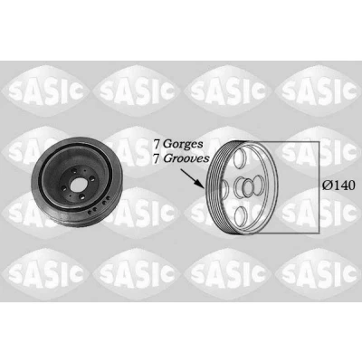 Billede af SASIC 2156032 Remskive Krumtapaksel 140mm FIAT: Ducato III Ladvogn / Chassis