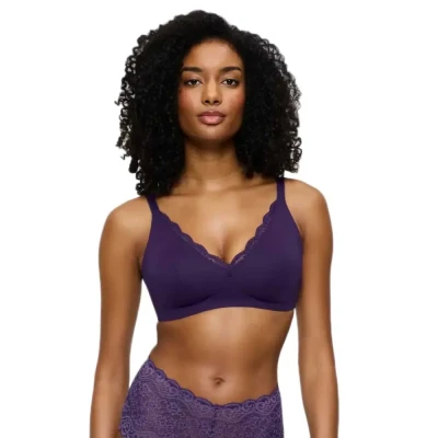 Billede af Triumph Amourette N01 Tshirtbh, Dame, Størrelse: 90E, Royal purple