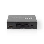 Billede af HDMI Converter SCART Hun Output / 1x 3.5 mm Audio Out Digital 1 vejs 1080p 1.65 Gbps Aluminium Anthracite