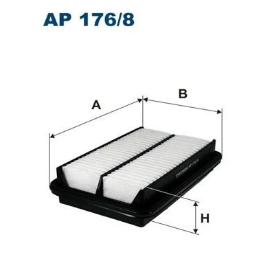 Billede af FILTRON AP 176/8 Luftfilter 55 163 242 Filterindsats SUZUKI: Liana Hatchback, Sedan