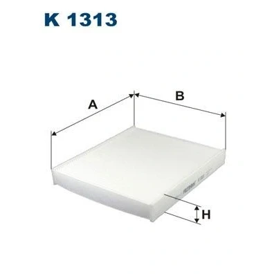 Billede af FILTRON K 1313 Kabinefilter Partikelfilter 256 224 36 SKODA: Fabia 2, AUDI: A1 Sportback, VOLKSWAGEN: Polo V Hatchback