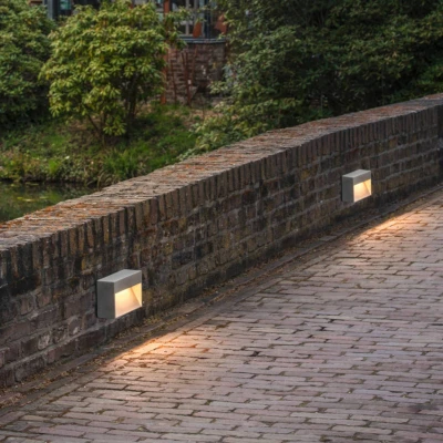 Billede af SLV Concreto LED udendørs væglampe, bredde 25 cm