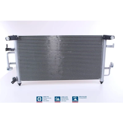Billede af NISSENS 94184 Kondensator uden tørrer Aluminium 661 R 134a TOYOTA: Land Cruiser 80