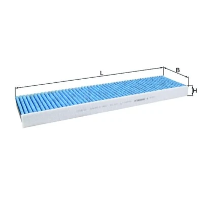 Billede af MAHLE ORIGINAL LAO 171 Kabinefilter Aktivkulfilter, med antiallergisk virkning, antibakteriel virkning 450,0 117 30,0 CST4624 MINI: Hatchback