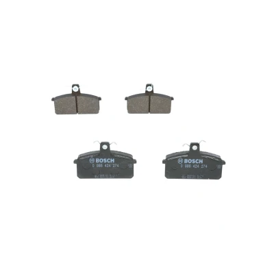 Billede af BOSCH 0 986 424 274 Bremseklodser Low Metallic med anti knirke plade SUZUKI: Samurai SUV