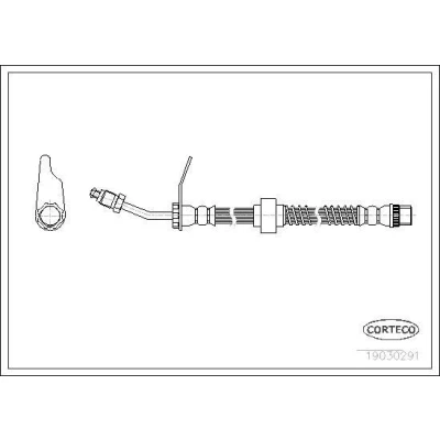 Billede af CORTECO 19030291 Bremseslange foraksel 468