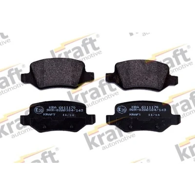 Billede af KRAFT 6011170 Bremseklodser bagaksel MERCEDES BENZ: A klasse, B klasse