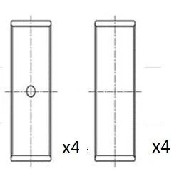 Billede af FAI AutoParts BB2028 STD Krumtapleje VOLKSWAGEN: GOLF 4, 3, Transporter 5 Bus, SEAT: Altea XL, Leon II Hatchback, SKODA: Octavia 2 Combi