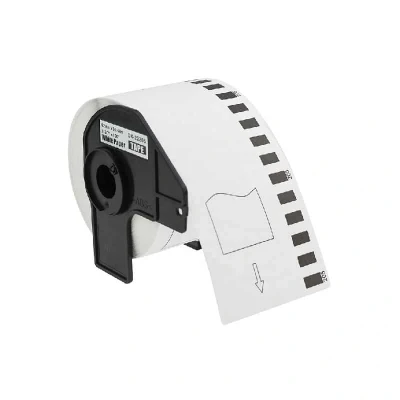 Billede af DK22225 rulle kontinuerlige papir etiketter 3.8cm x 30.5m Kompatibel