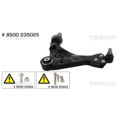 Billede af TRISCAN 8500 235025 Bærearm med bære /styreled, gummileje krydsarm 22, 17 MERCEDES BENZ: Vito Bus, Mixto, Viano