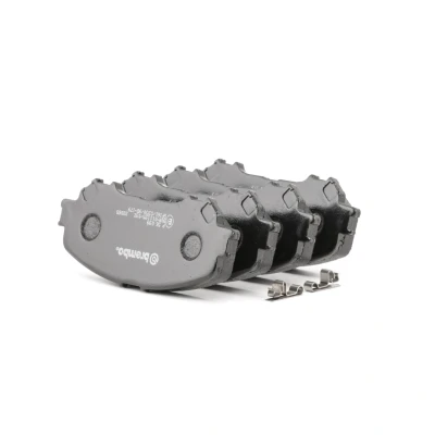 Billede af BREMBO P 56 099 Bremseklodser med akustisk advarsel for slid anti knirke plade uden tilbehør NISSAN: Qashqai 2, X Trail, RENAULT: Kadjar, Koleos 2